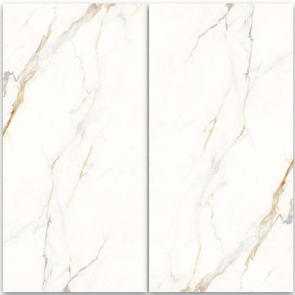 Dream | 24"x48" Calacatta Gold Porcelain Marble Look Floor & Wall Tile