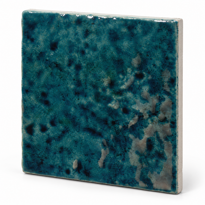 Meora | 4"x4" Ceramic Handmade Look Crackle Wall Tile