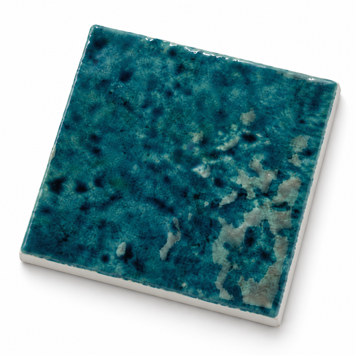 Meora | 4"x4" Ceramic Handmade Look Crackle Wall Tile