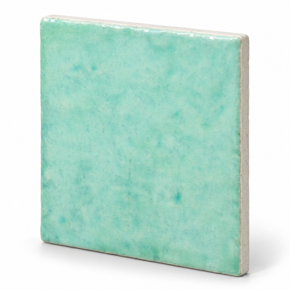 Meora | 4"x4" Ceramic Handmade Look Crackle Wall Tile