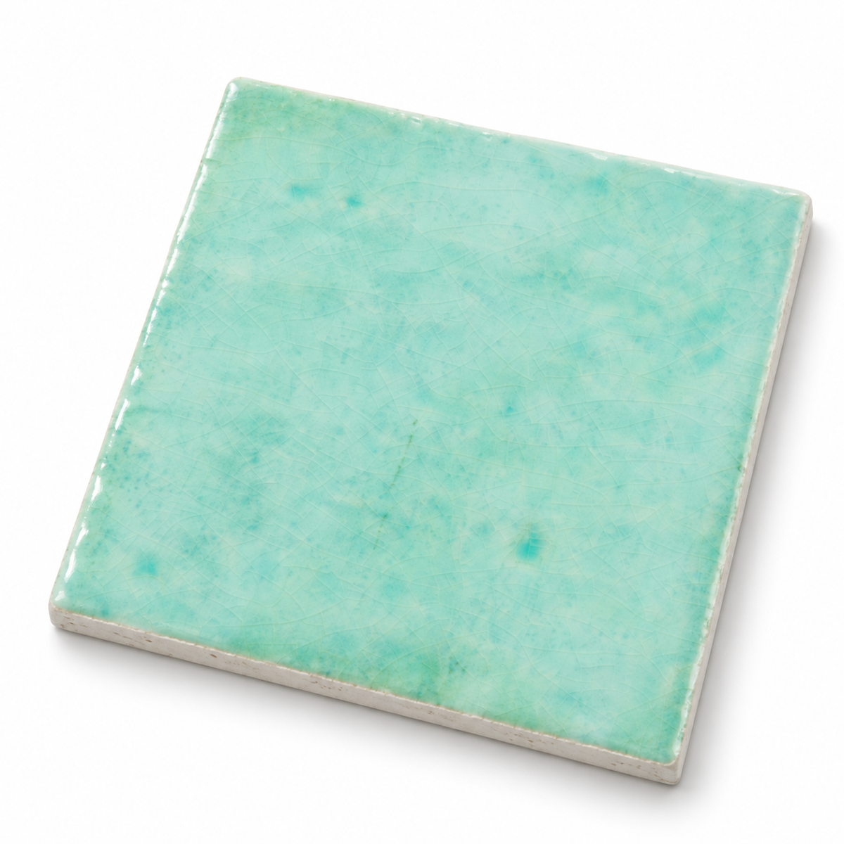 Meora | 4"x4" Ceramic Handmade Look Crackle Wall Tile