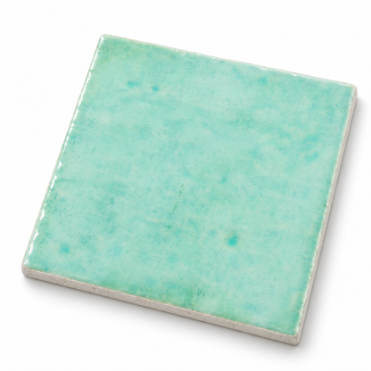 Meora | 4"x4" Ceramic Handmade Look Crackle Wall Tile