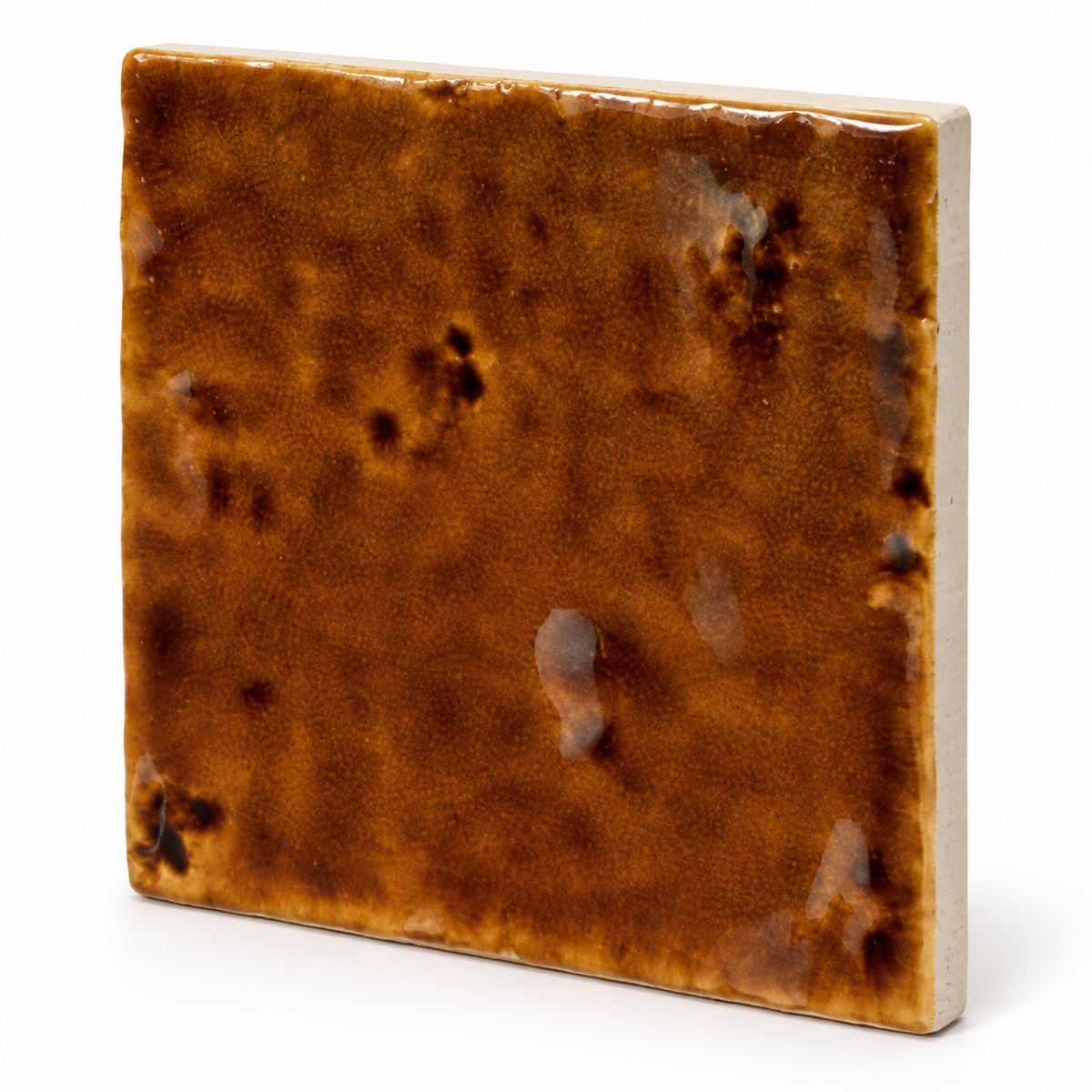 Meora | 4"x4" Ceramic Handmade Look Crackle Wall Tile