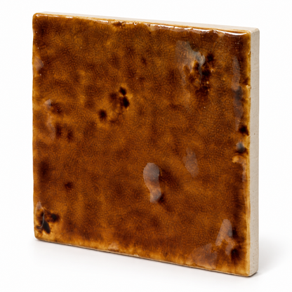 Meora | 4"x4" Ceramic Handmade Look Crackle Wall Tile