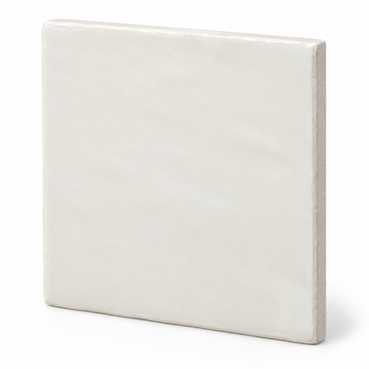Meora | 4"x4" Ceramic Handmade Look Crackle Wall Tile