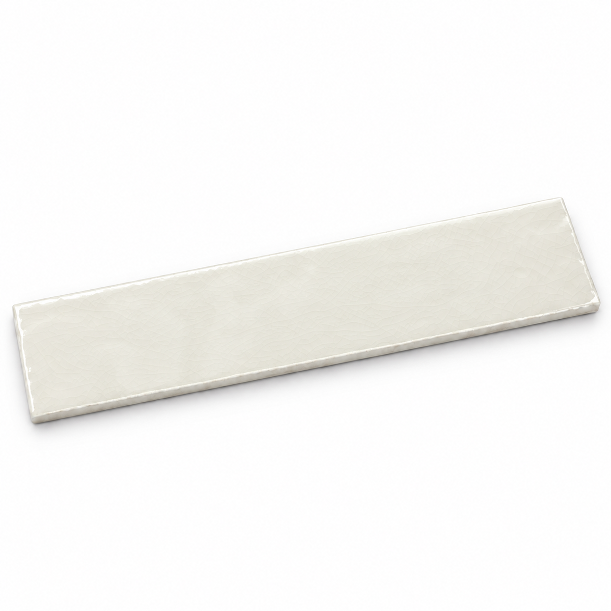 Meora | 2.5"x13" Ceramic Handmade Look Crackle Wall Tile