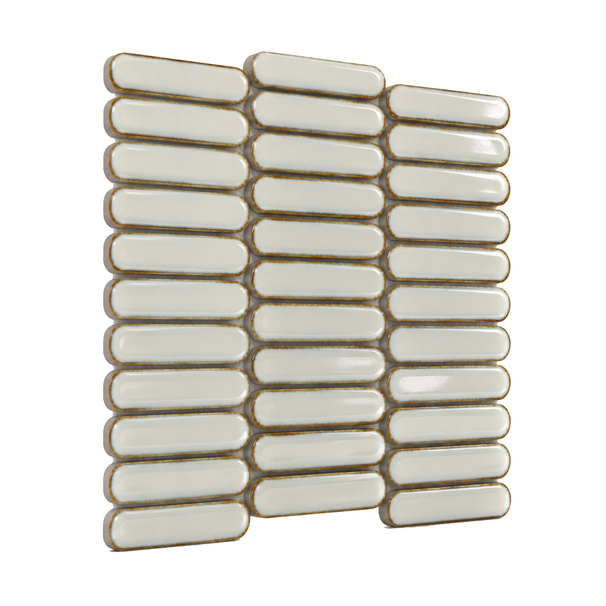 Stream | 1"x4" Porcelain Elongated Oval Mosaic Tile