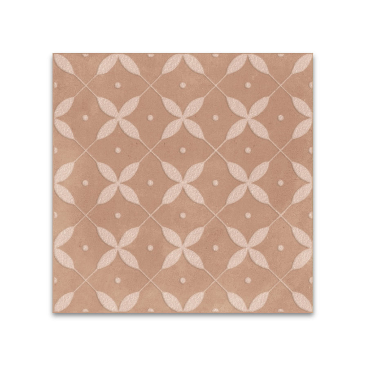 Amaras | 8"x8" Porcelain Zucchero Deco Floor & Wall Tile