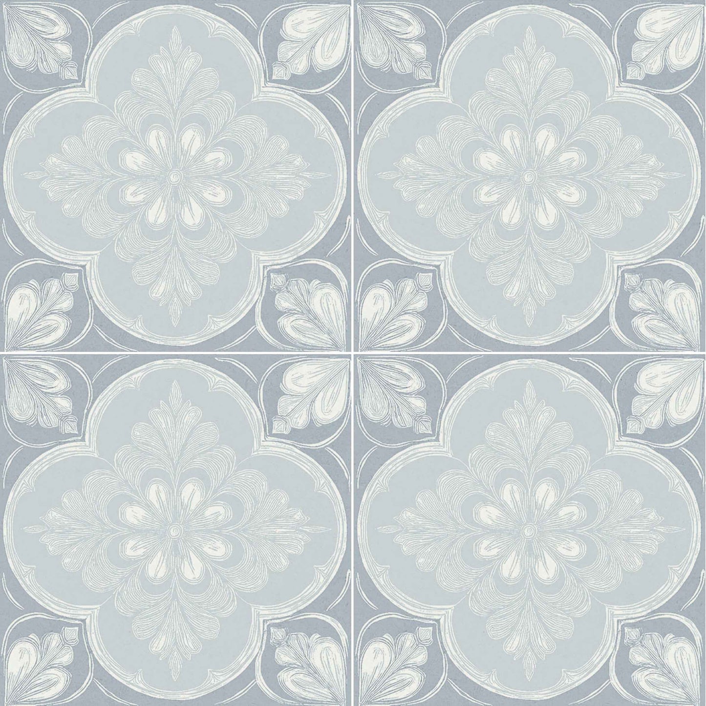 Flora Moda | 6"x6" Siena Porcelain Encaustic Look Floor & Wall Tile