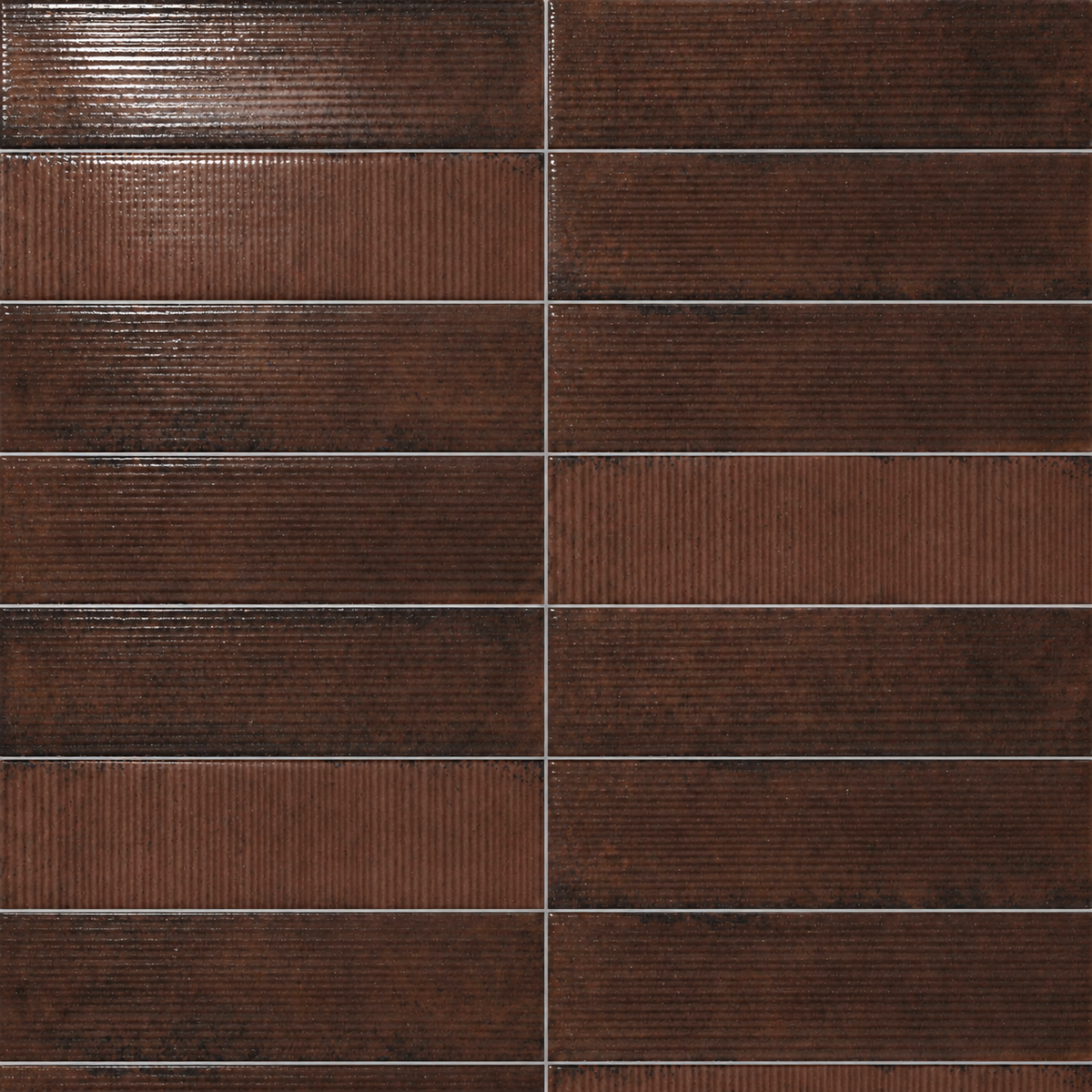 Artifact Reactive | 2.5"x9" Handmade-Look Porcelain Deco Wall Tile