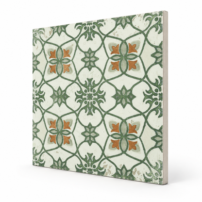 Excella | 8"x8" Porcelain Decorative Floor & Wall Tile