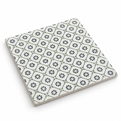 Excella | 8"x8" Porcelain Decorative Floor & Wall Tile