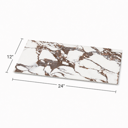 Marmi de Rosso | 12"x24" Marble Look Porcelain Floor & Wall Tile