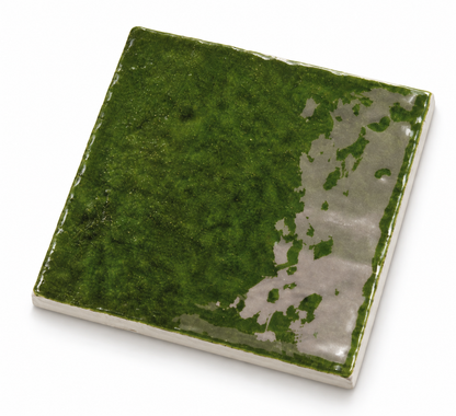 Meora | 4"x4" Ceramic Handmade Look Crackle Wall Tile