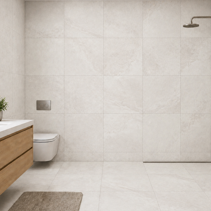 Bergen 24"x24" Porcelain Stone Look Floor & Wall Tile
