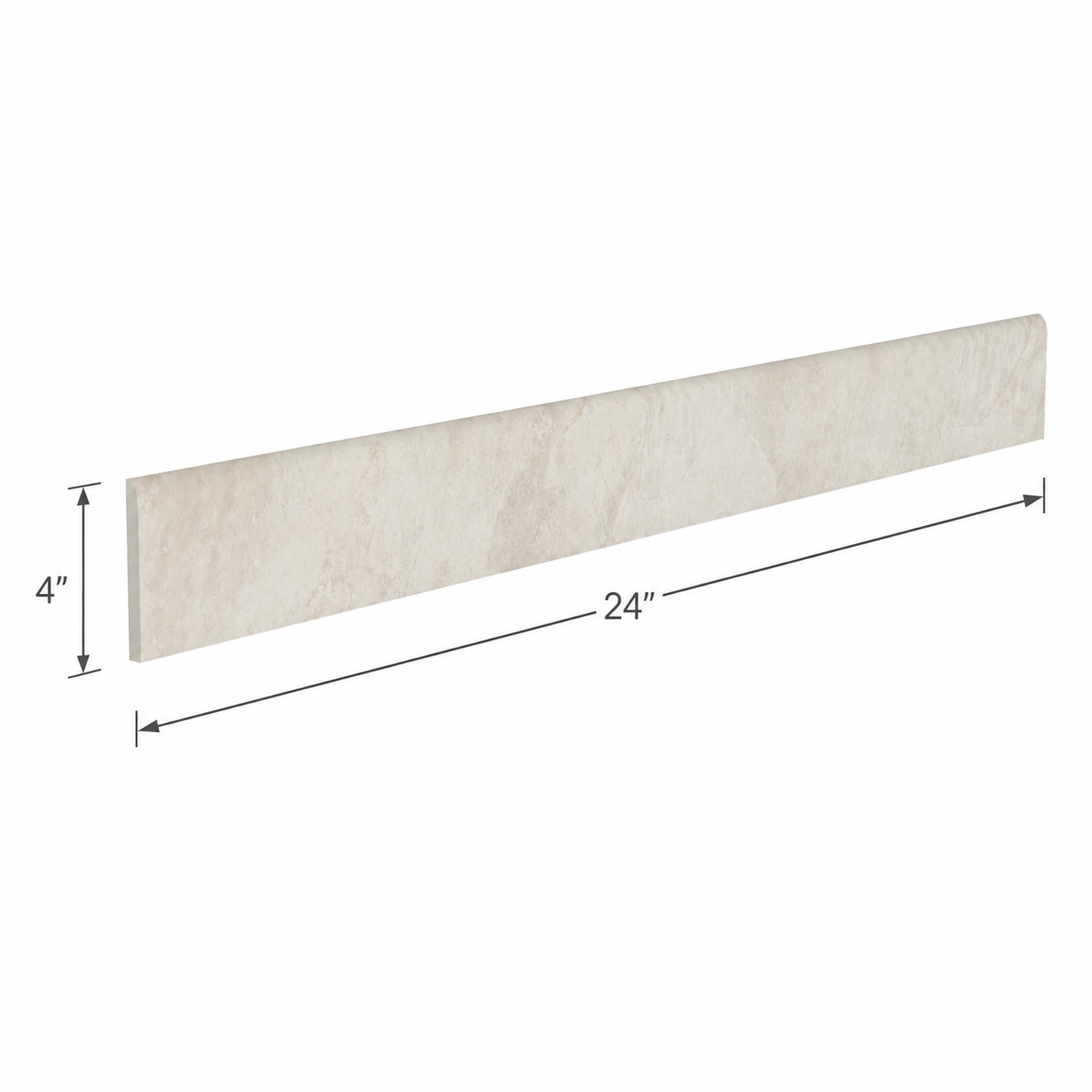 Bergen | 4"x24" Porcelain Bullnose
