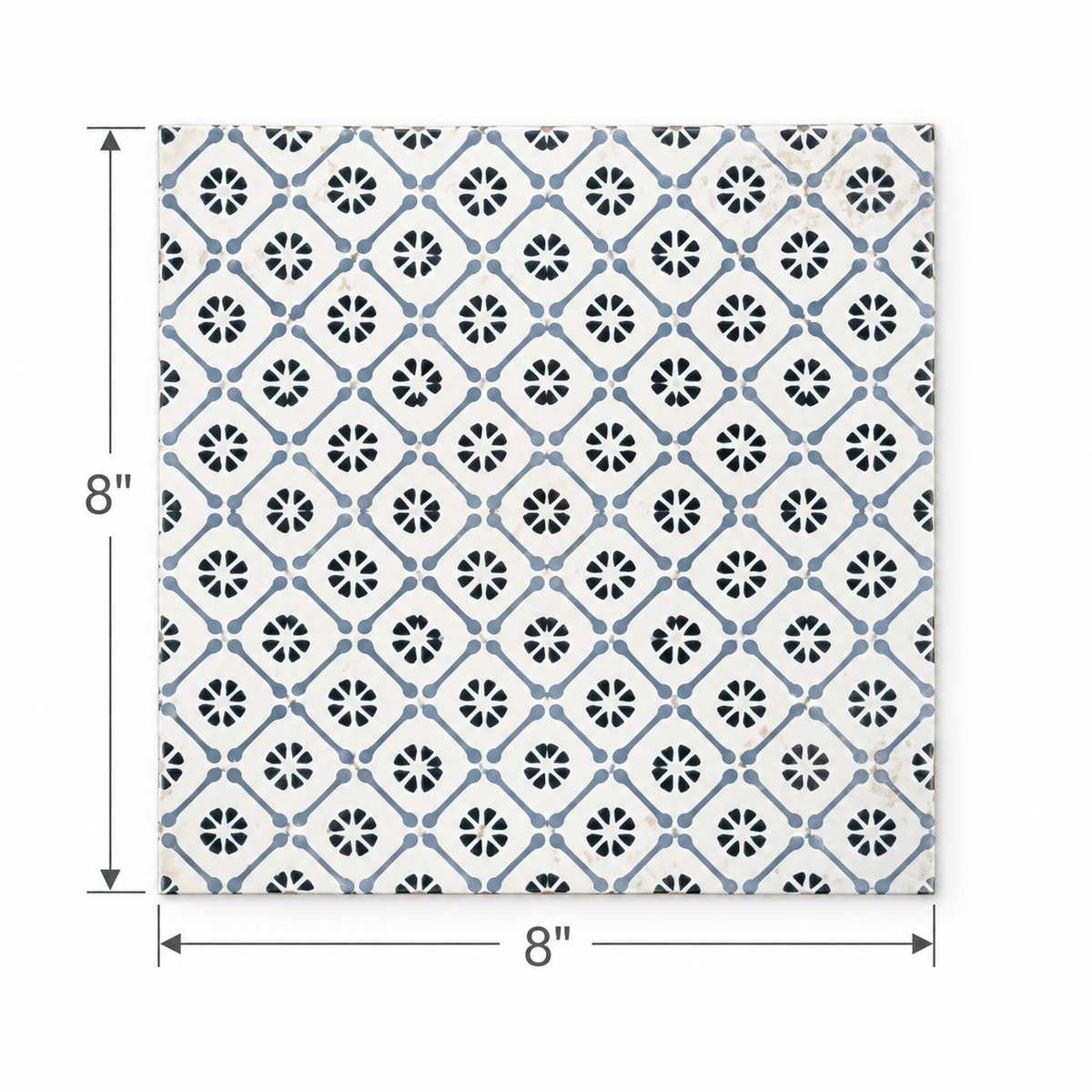 Excella | 8"x8" Porcelain Decorative Floor & Wall Tile