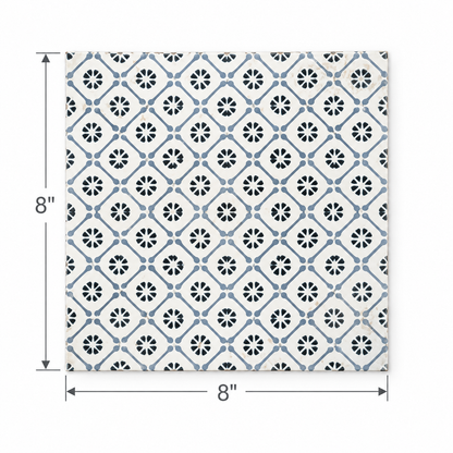 Excella | 8"x8" Porcelain Decorative Floor & Wall Tile