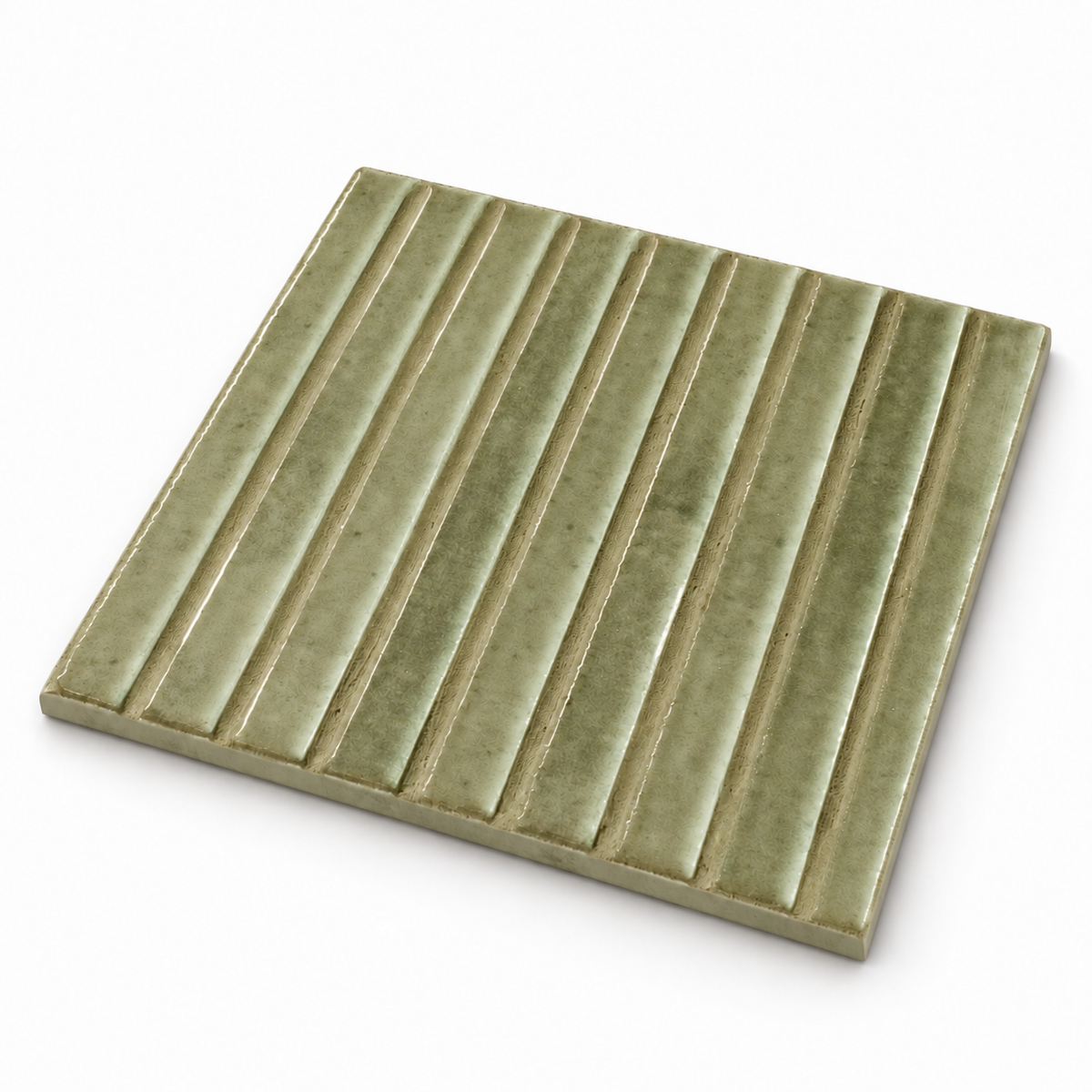 Kit Kat | 6"x6" Porcelain Fluted Wall Tile