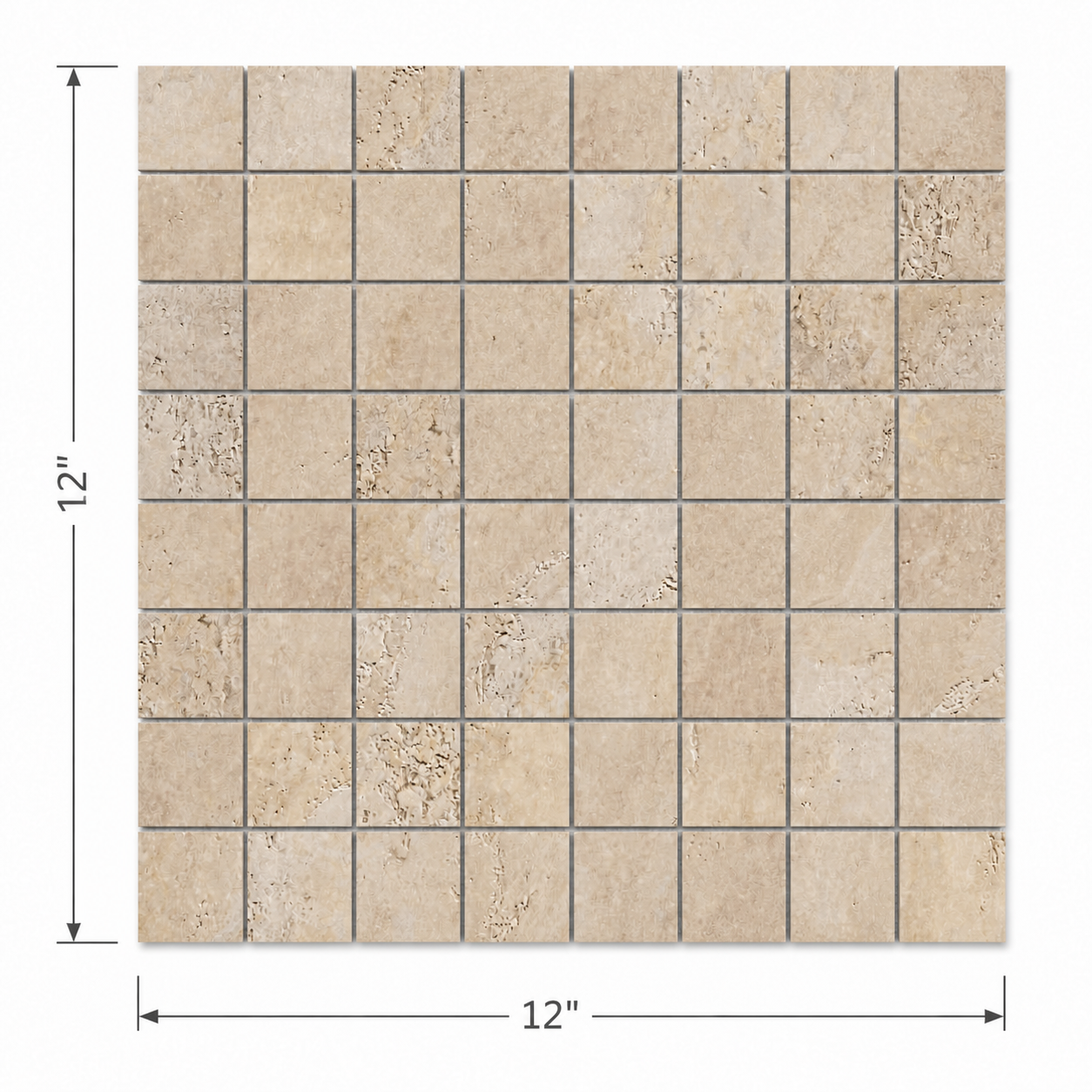Bergen | 1"x1" Porcelain Mosaic Floor & Wall Tile