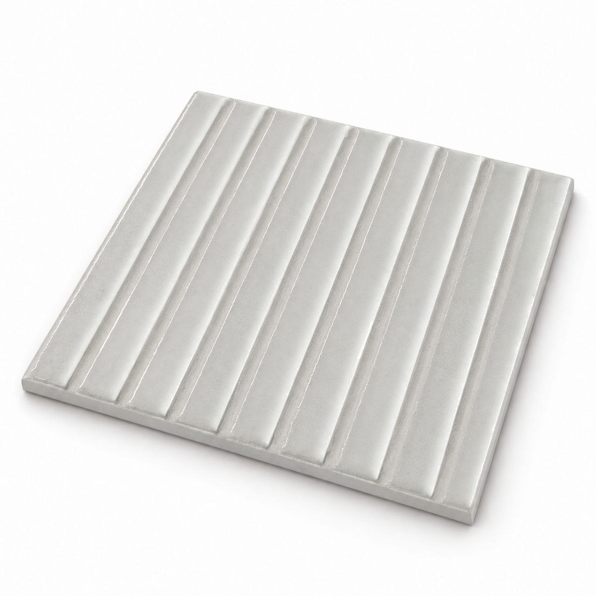 Kit Kat | 6"x6" Porcelain Fluted Wall Tile