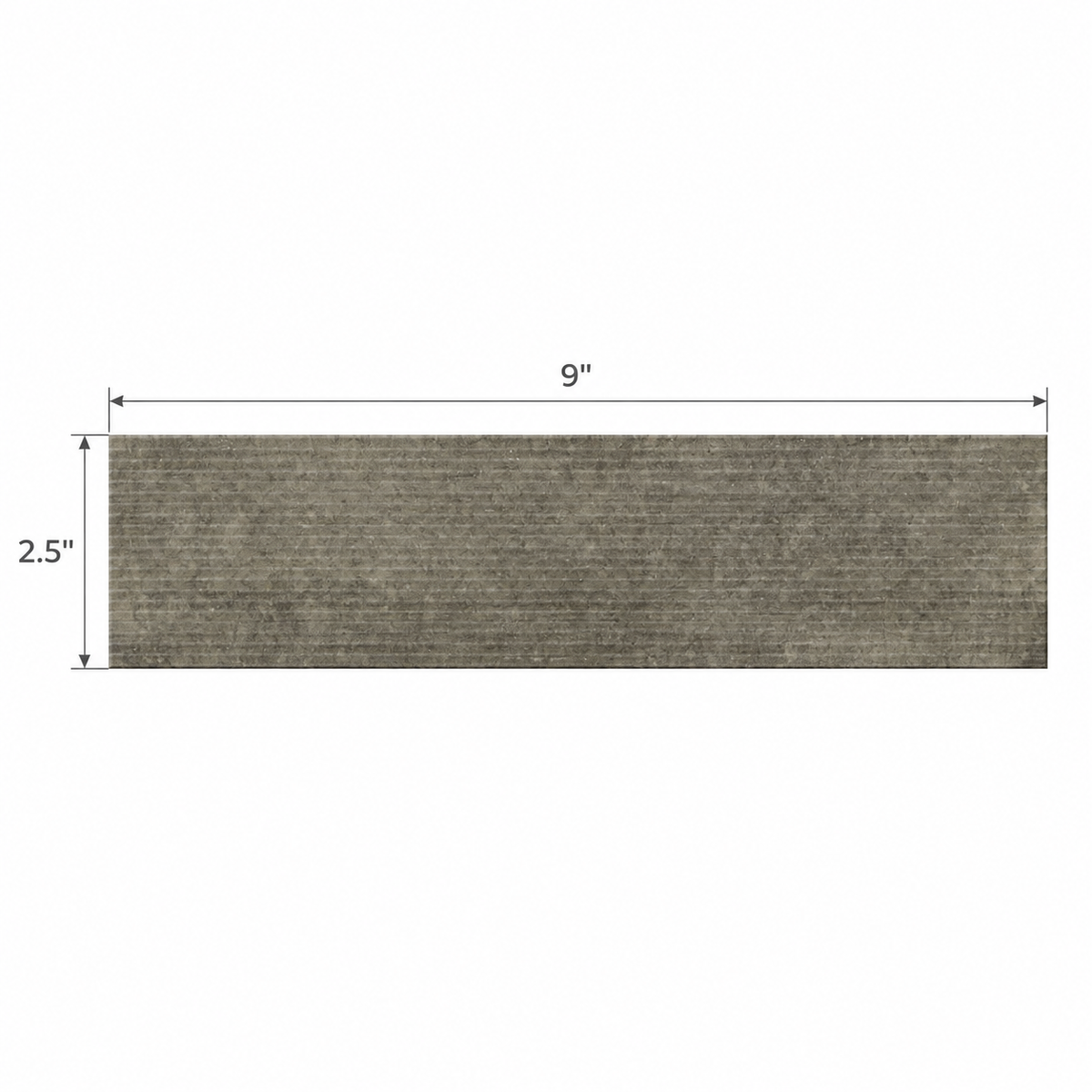 Artifact Reactive | 2.5"x9" Handmade-Look Porcelain Deco Wall Tile