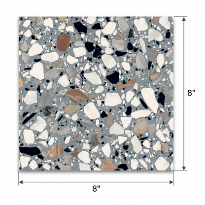 Fralisse | 8"x8" Ceramic Terrazzo Look Floor & Wall Tile