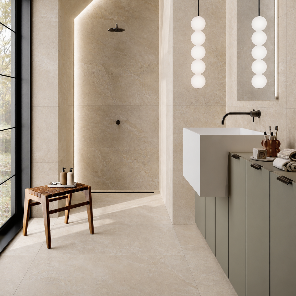 Bergen | 24"x48" Stone Look Floor & Wall Tile