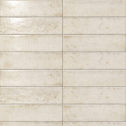 Artifact Reactive | 2.5"x9" Handmade-Look Porcelain Deco Wall Tile