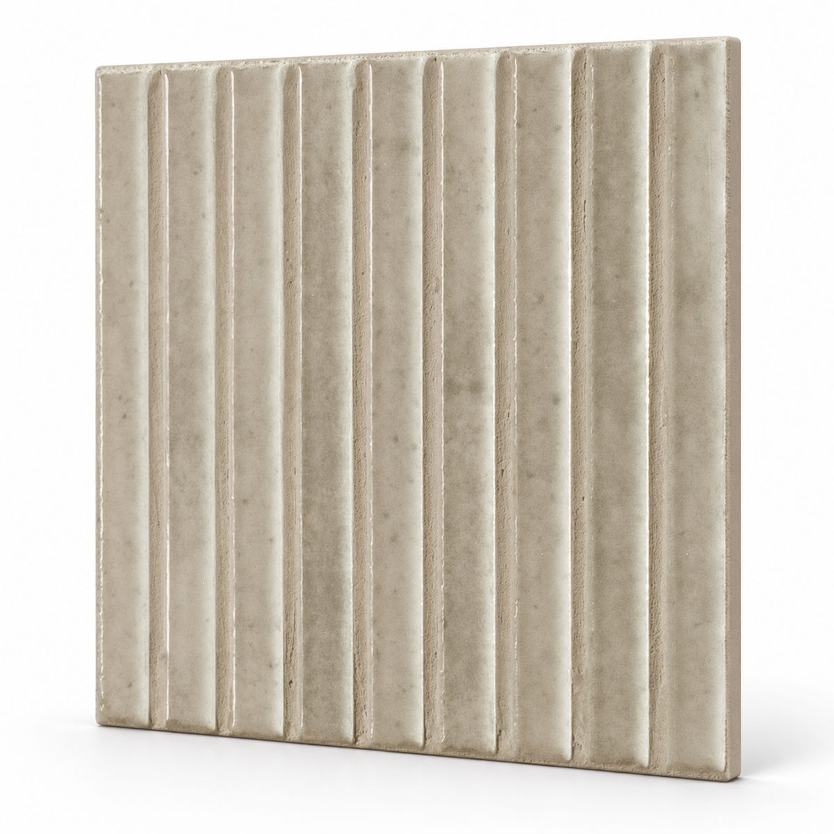 Kit Kat | 6"x6" Porcelain Fluted Wall Tile