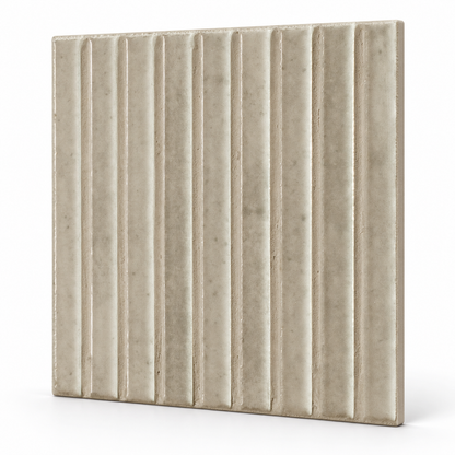 Kit Kat | 6"x6" Porcelain Fluted Wall Tile