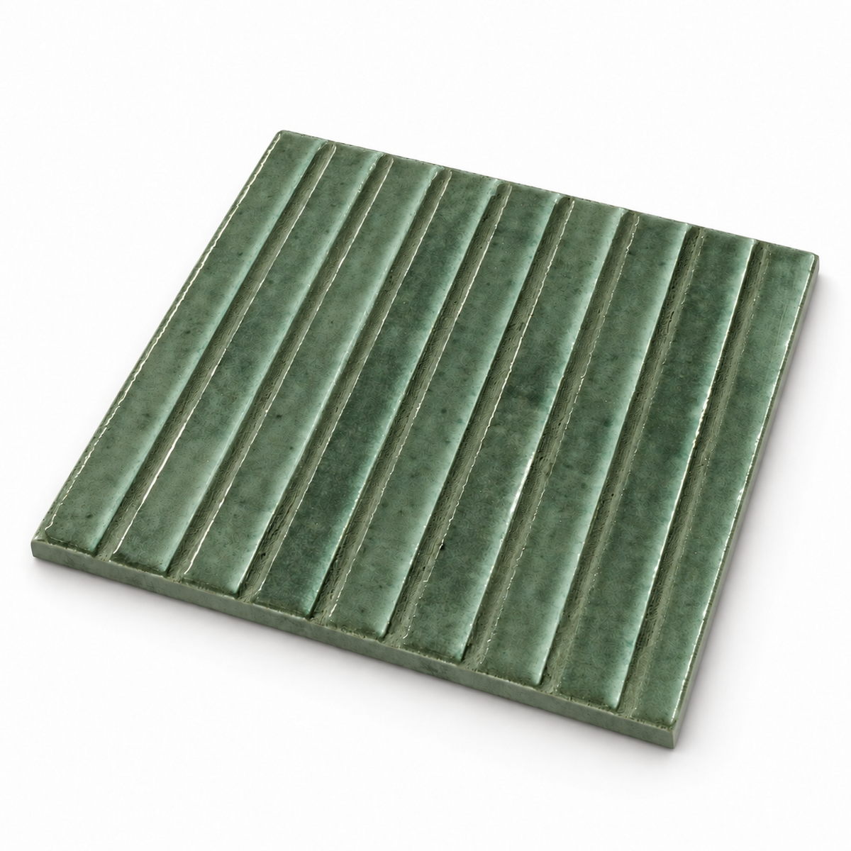 Kit Kat | 6"x6" Porcelain Fluted Wall Tile