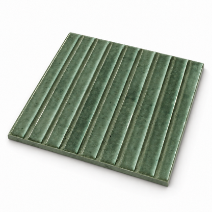 Kit Kat | 6"x6" Porcelain Fluted Wall Tile