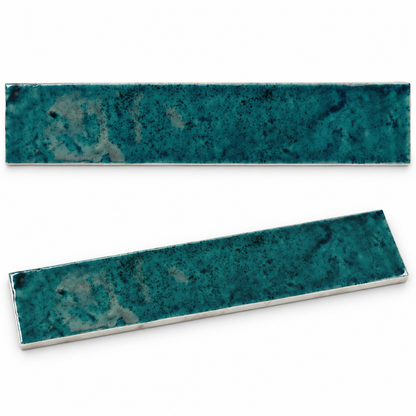 Meora | 2.5"x13" Ceramic Handmade Look Crackle Wall Tile