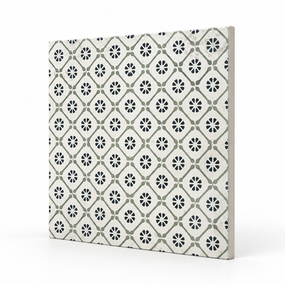 Excella | 8"x8" Porcelain Decorative Floor & Wall Tile