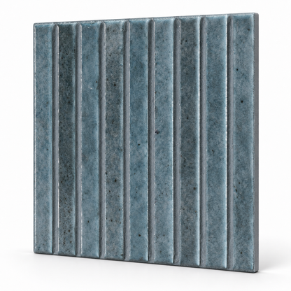 Kit Kat | 6"x6" Porcelain Fluted Wall Tile