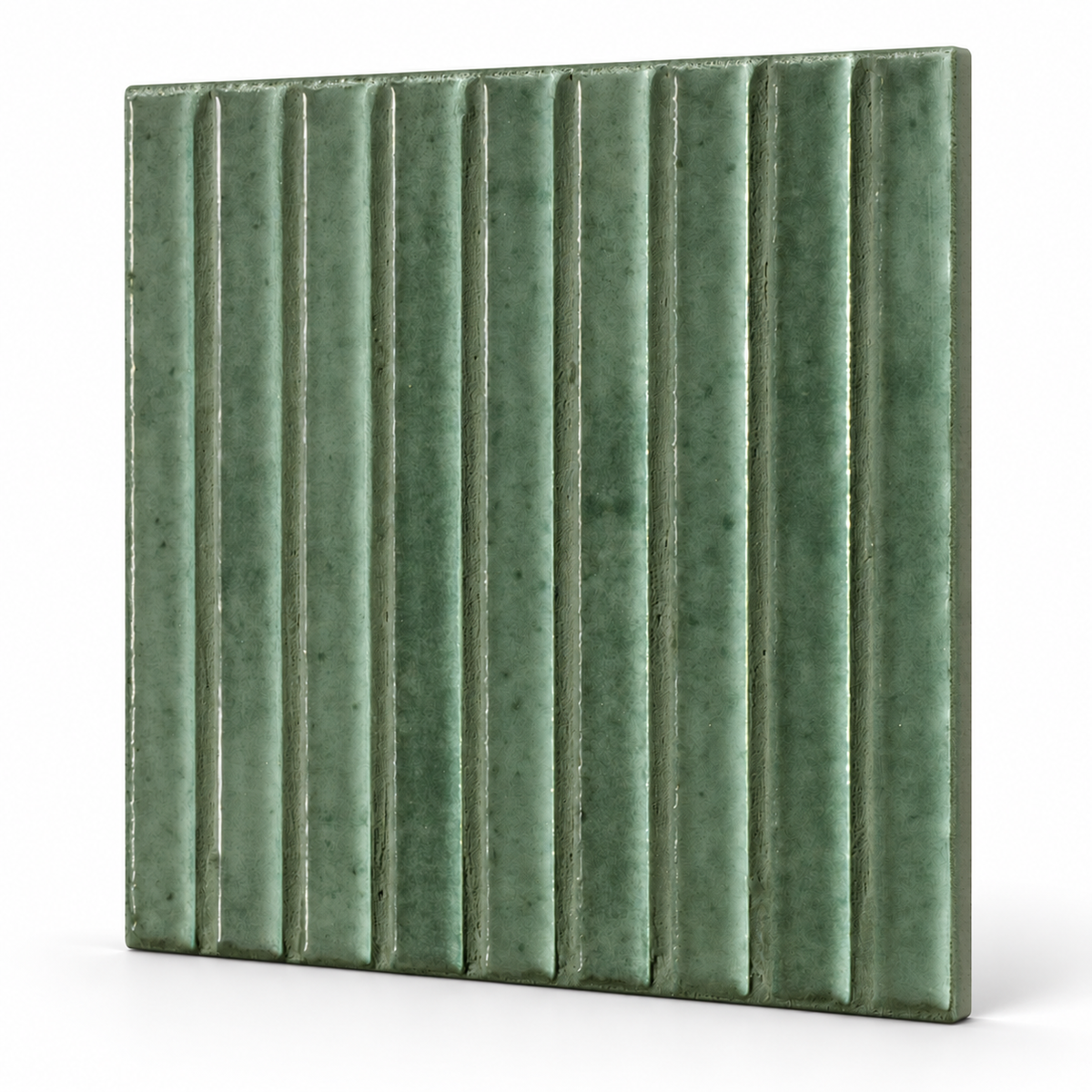 Kit Kat | 6"x6" Porcelain Fluted Wall Tile