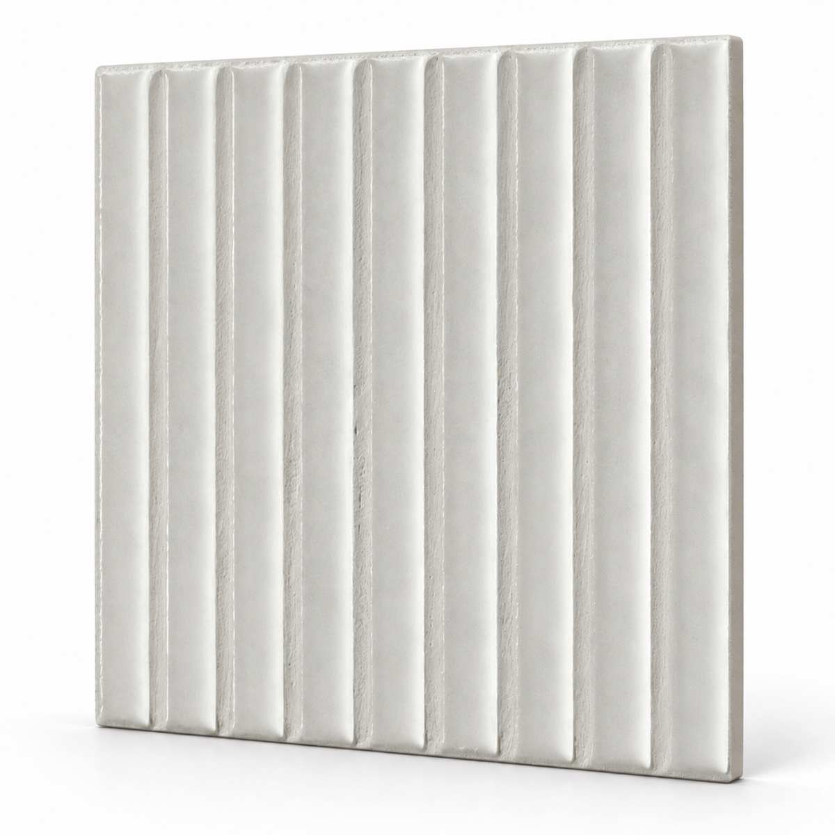 Kit Kat | 6"x6" Porcelain Fluted Wall Tile