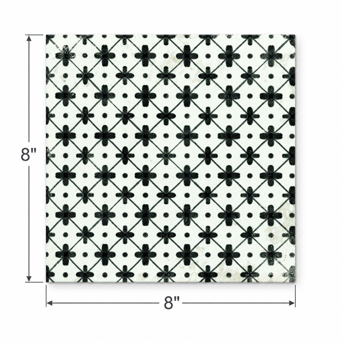 Excella | 8"x8" Porcelain Decorative Floor & Wall Tile