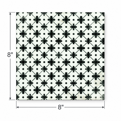 Excella | 8"x8" Porcelain Decorative Floor & Wall Tile