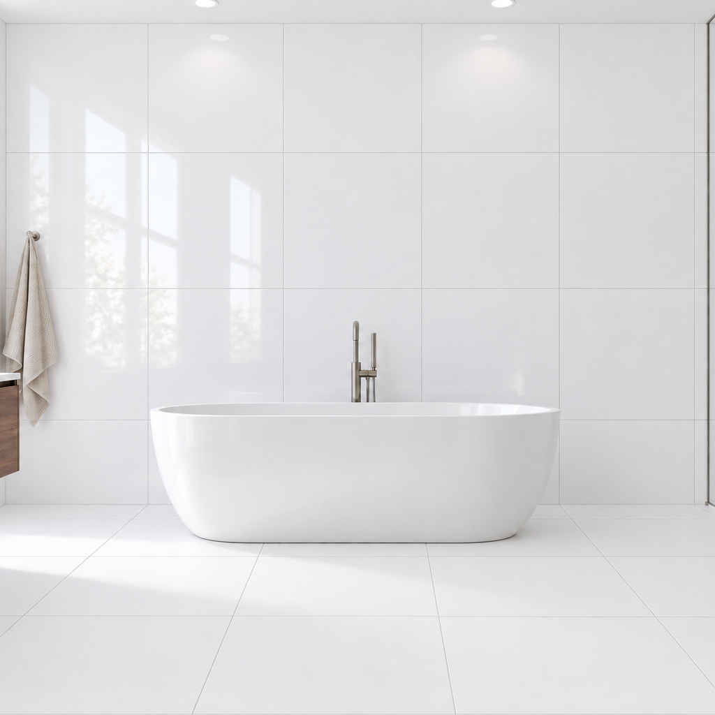Black & White | 24"x24" Porcelain Floor & Wall Tile