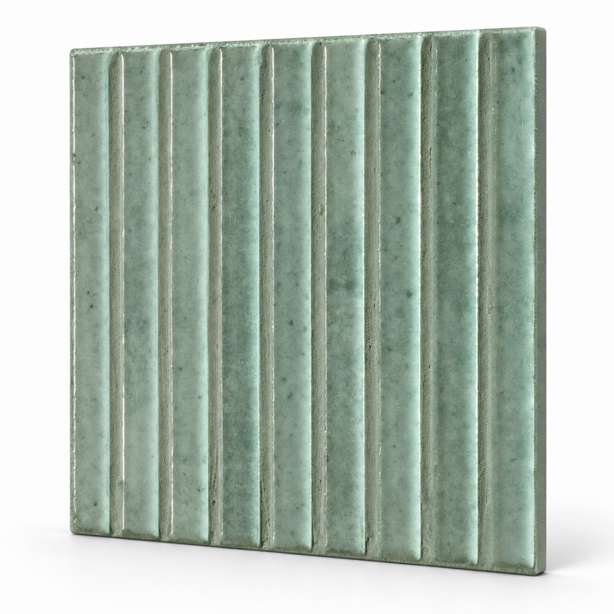 Kit Kat | 6"x6" Porcelain Fluted Wall Tile