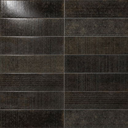 Artifact Reactive | 2.5"x9" Handmade-Look Porcelain Deco Wall Tile