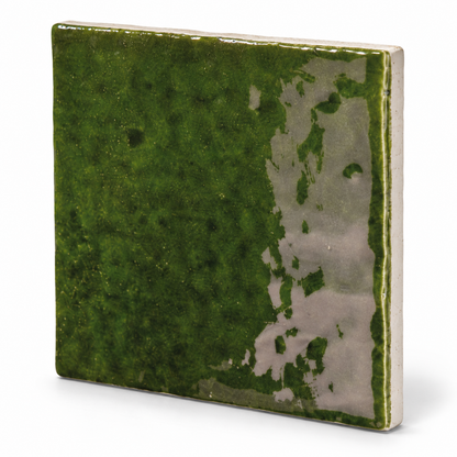 Meora | 4"x4" Ceramic Handmade Look Crackle Wall Tile