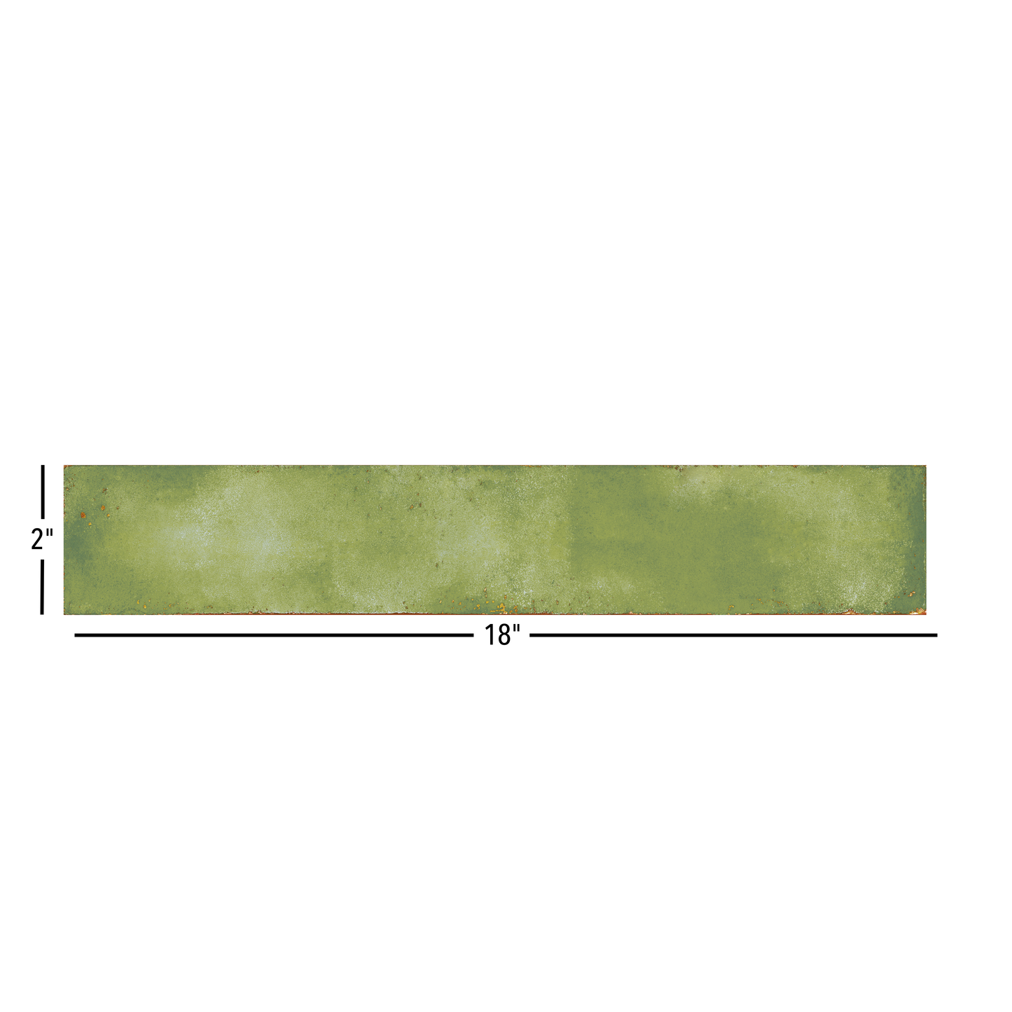 Color Wheel | 2"x18" Porcelain Brick Look Wall Tile