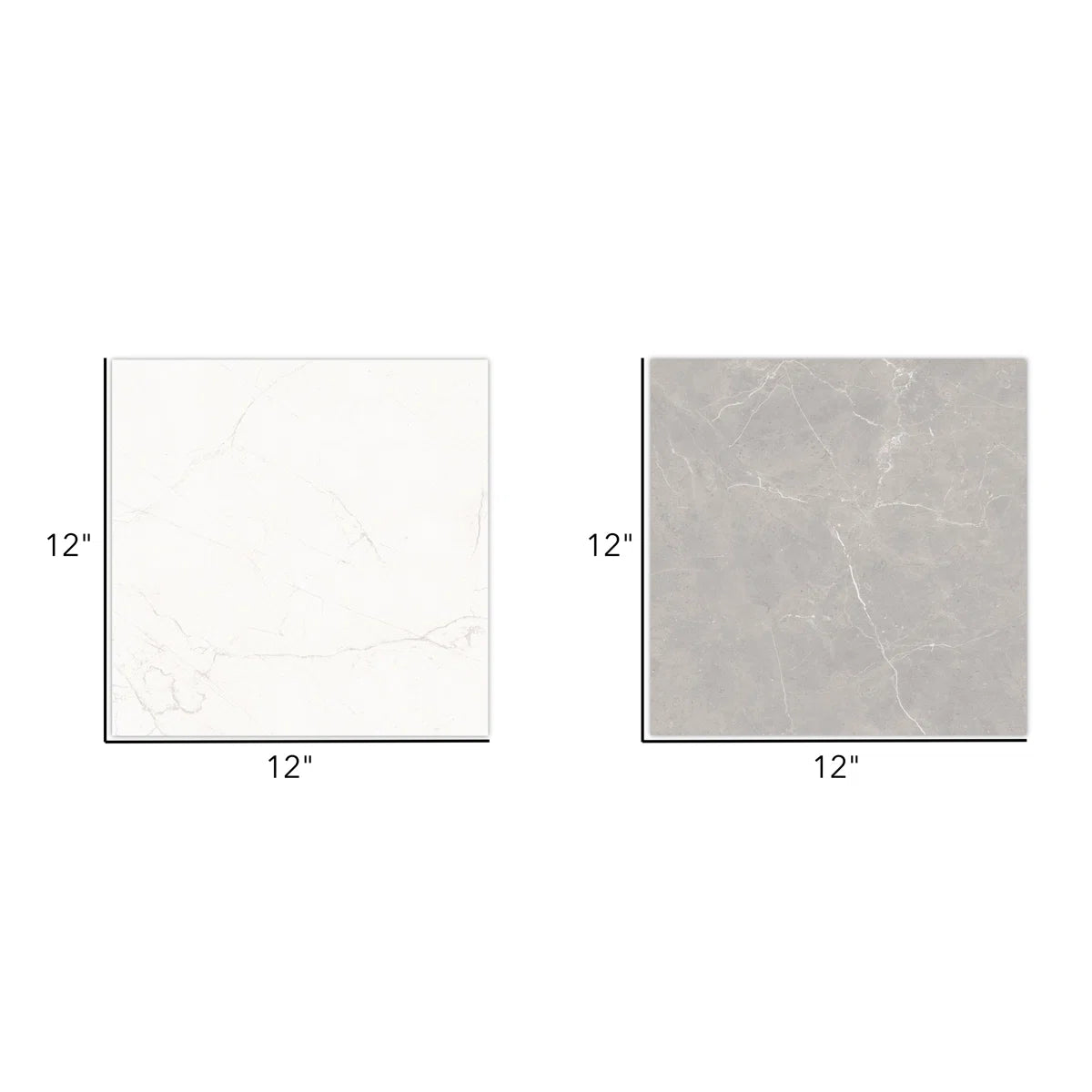 Sophia Checkerboard | 12"x12" Porcelain Marble Look Floor & Wall Tile