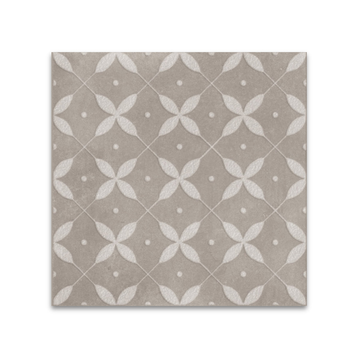 Amaras | 8"x8" Porcelain Zucchero Deco Floor & Wall Tile