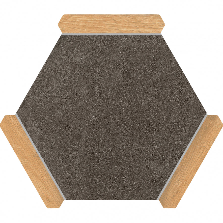 Villa Antica | Pino 9"x10" Porcelain Hexagon Wall & Floor Tile
