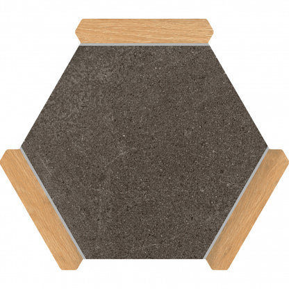 Villa Antica | Pino 9"x10" Porcelain Hexagon Wall & Floor Tile