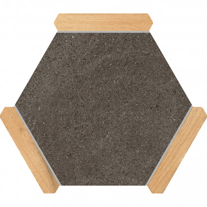 Villa Antica | Pino 9"x10" Porcelain Hexagon Wall & Floor Tile